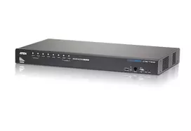 ATEN 8 prievadų USB-HDMI KVM jungiklis su USB periferiniu prievadu, 1920 x 1200 pikselių, WUXGA, 8.56 W, juodas