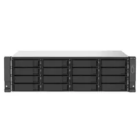 QNAP TS-1673AU-RP-16G NAS / server saugykla stelaže (3U) Ryzen Embedded V1500B 16GB DDR4 0 TB QNAP QTS juoda, pilka