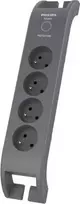 Philips SPN3140A/60 viršįtampių apsaugos ilgintuvas, 4 lizdai, 2 m