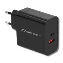 Maitinimo adapteris QOLTEC 51716 – 20V 3A (63W), juodas, universalus kroviklis
