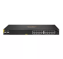 HPE Aruba Networking CX 6100 24G Class4 PoE 4SFP+ 370W valdomas L3 gigabaitinis Ethernet (10/100/1000) maitinimas per Ethernet (PoE) 1U juodas