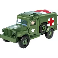 Konstruktorius Cobi Dodge WC-54 Ambulansas modelis 2257 1:35 mastelio statybos rinkinys