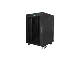 Laisvai pastatomas stovas Lanberg FF01-6615-12BL, 15U, 19 inch, 800 kg, juodas