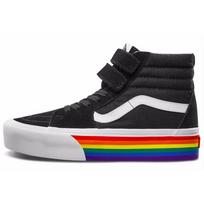 Sk8 Vans-Hi V Platforim 'Rainbow' Women's VN0A45K4VSV 36