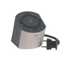 Legrand 049402 prailgintuvas su 2x2P+E lizdais, indukciniu įkrovikliu ir USB A/C