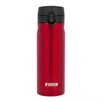 Termosas NOVEEN TB825 400 ml – nerūdijančio plieno gėrimų indas, raudonas