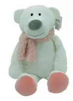 Bear Kamil Z Pink Accessories Tulilo – Rožinis meškiukas su šaliku 35 cm