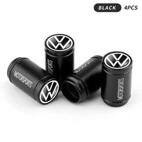 Madingas aliuminio automobilio padangos vožtuvo dangtelis Padangos dujų antgalio dangtelis Vožtuvo apsauga nuo dulkių VW Volkswagen Jetta MK5 Golf Passat 3B7 601 171