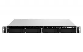QNAP TS-h987XU-RP NAS stovas (1U) Intel Xeon E E-2334 16GB DDR4 QuTS hero juoda, sidabrinė