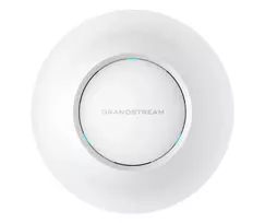 Grandstream GWN7605 802.11ac Wave-2 2x2 belaidžio ryšio prieigos taškas su MU-MIMO, Beamforming, 2x Gigabit, 1.27Gbps, PoE/PoE+, 100+ klientų, patalpoms, baltas