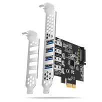 „Axagon PCEU-43RS“ PCIe kortelė – 4x USB 5Gbps prievadai, dvigubas maitinimas, „Renesas PD720201“, standartinis ir žemo profilio laikikliai