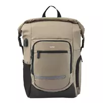 Kuprinė Hama Terra 39,6 cm (15,6 colio) smėlio ir juodos spalvos