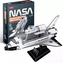 3D dėlionė Cubicfun Space Shuttle Discovery modelis 306-DS1057, kartoninis konstravimo rinkinys
