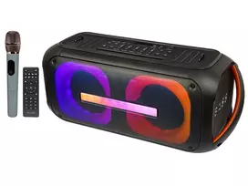 Nešiojamas mono Bluetooth garsiakalbis BLOW 30-392# – 6000 mAh baterija, 6,5 W RMS, Bluetooth 5.0, MicroSD, AUX, Micro-USB, 2 garsiakalbiai, juodas