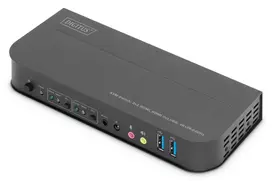 DIGITUS KVM jungiklis 2x1 HDMI, HDMI išvestis, USB, 4Kx2K@60Hz