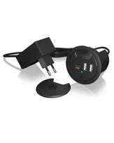 ICY BOX Įdėjimo į stalą USB įkroviklis su Power Delivery ir Quick Charge
