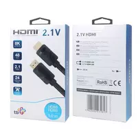 HDMI 2.1 laidas 3 m 8K juodas, sukurtas žaidėjams