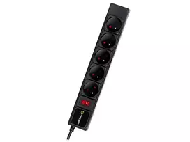 Ilgintuvas su apsauga nuo viršįtampių TRACER PowerGear Tracer 47138 5 m juodas