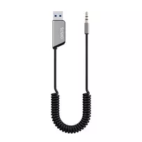 Savio TR-16 Bluetooth siųstuvas AUX adapteris su laisvų rankų funkcija, Bluetooth 5.3, Google Assistant/Siri