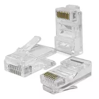 RJ45 modulinė jungtis QOLTEC 54552 CAT6 UTP, 100 vnt. pakuotė