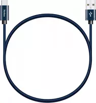 Kabelis YENKEE YCU 301 BE USB-A 2.0 / USB-C 1 m Fialov