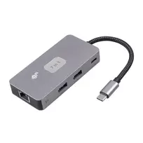 TB USB-C 7-in-1 adapterio stotelė su HDMI, SD/TF, RJ45 2.5Gbps, PD 100W
