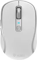Yenkee YMS 2085WH NOBLE belaidė pelė DUAL WiFi+Bluetooth, įkraunama, 5 mygtukai, balta