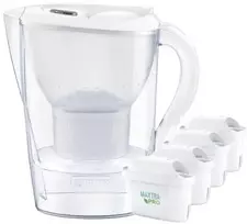 Brita Marella XL ąsotis + 4 Maxtra kasetės (balta)