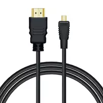 Savio CL-40/M HDMI (M) - micro HDMI (M) laidas su Ethernet, 2m, Juodas