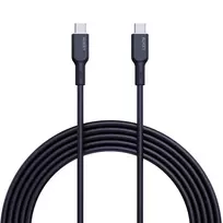 AUKEY CB-SCC241 USB-C į USB-C laidas, Power Delivery 240W 5A 20V 1m, nailoninis juodas