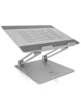 ICY BOX IB-NH300 stovas nešiojamam kompiuteriui sidabrinis 43,2 cm (17 colių)