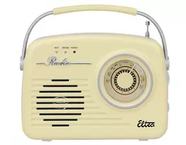 Radijo imtuvas Eltra Radio Luiza Retro SP-11 MP3 USB SD Vanilinis