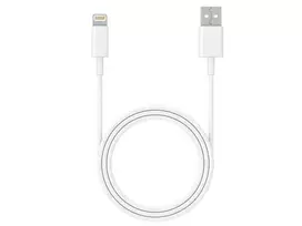 Laidas USB 2.0 iPhone AM-Lightning 1m baltas