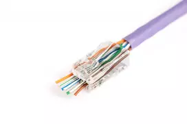 RJ45 kištukas Digitus X-ML-6U-EZ skaidrus vyriškas 100 vnt.