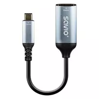 Savio Adapter USB-C (M) į HDMI (M), 4K, 60Hz, Aliuminis, AK-78