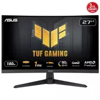 ASUS TUF Gaming VG27VQ3B monitorius 68.6 cm (27 col.) 1920 x 1080 pikselių Full HD LCD juodas