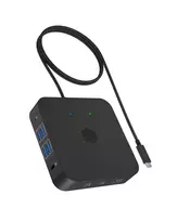 ICY BOX IB-DK4090-C Docking USB 3.2 Gen 2 (3.1 Gen 1) Type-C juoda