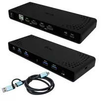 i-tec Universal Dual 4K Display Dock stotelė su 85W įkrovimu