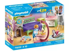 Figūrų rinkinys My Life 71609 Miegamasis su kūdikio žaidimų kampeliu