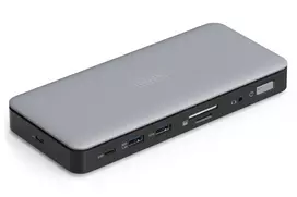 DIGITUS USB-C dokavimo stotelė, 11 prievadų - 2x HDMI / DP / 2x USB-A 3.2 Gen 2 / USB-C 3.2 Gen 2 / GbE / SD / MicroSD / DC-Jack - 150 W maks / 3.5 mm