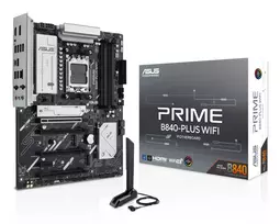 ASUS PRIME B840-PLUS WIFI pagrindinė plokštė AMD B840 Socket AM5 ATX