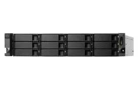 QNAP TL-R1200C-RP išorinis diskų masyvas HDD/SSD korpusas Juoda, Pilka 2.5/3.5 colio