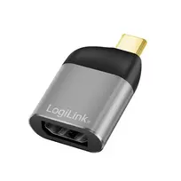 LogiLink CUA0204 USB-C į DisplayPort adapteris (jungties keitiklis) juodai pilkas