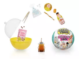 Miniverse Make It Mini Foods: Cafe PDQ 4 serija, 8 m., Įvairiaspalvis, Plastikas