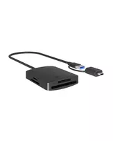 ICY BOX IB-CR302-CU3 kortelių skaitytuvas USB 3.2 Gen 1 (3.1 Gen 1) Type-A Juodas