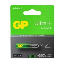 Šarminės baterijos LR03 /AAA GP ULTRA+ 4 vnt.