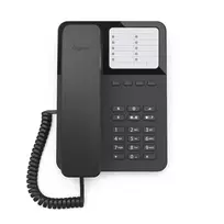 Laidinis stalinis telefonas Gigaset Desk400 – juodas, modelis DESK 400