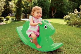 Supamasis žaislas Little Tikes Ricking Horse 174209E3 laimo žalia – supamasis arkliukas mažiems vaikams, skirtas žaidimams namuose