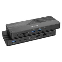 Docking stotelė UNITEK D1079A USB4 juoda 100W galios tiekimas