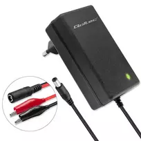 Automatinis baterijų įkroviklis QOLTEC 52423 AGM/GEL/ŠVINO 6V/12V 1,5A